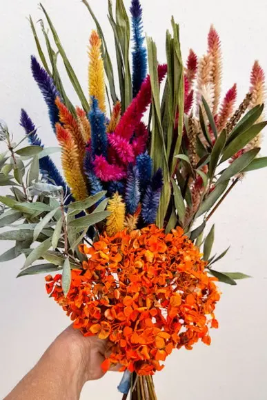 Flores Secas Arranjo de Mesa