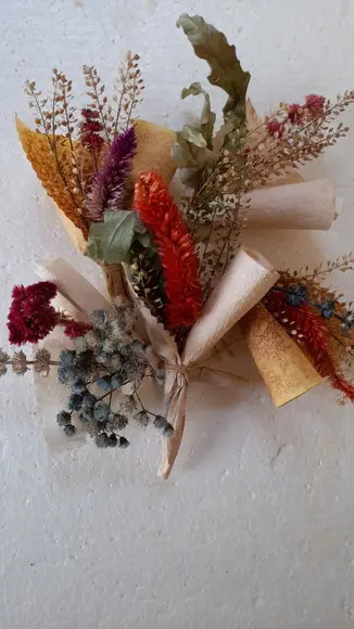 Flores Secas Kit 10 Buquezinhos Luxo Primavera