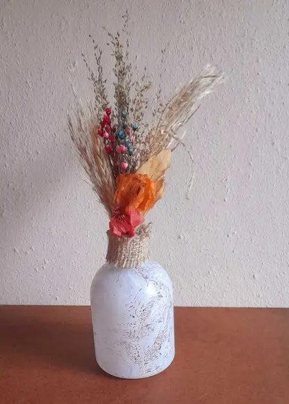 Kit 10 Arranjos Fracos Pet Pintado para Mesa Festa
