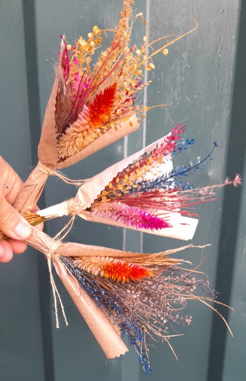Flores secas Kit com 10 buquezinhos