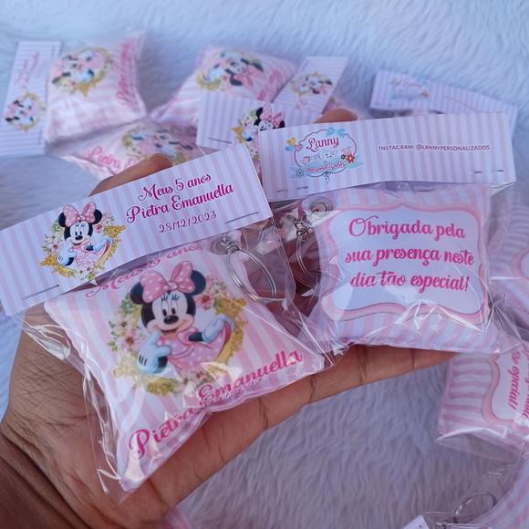 Almochaveiro Personalizado Minnie Rosa