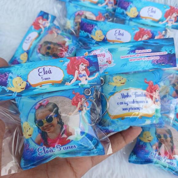Almochaveiro Personalizado Pequena Sereia com Foto
