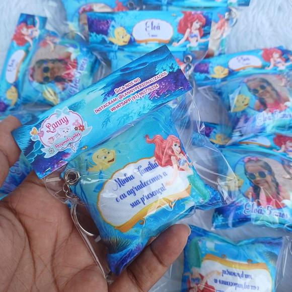 Almochaveiro Personalizado Pequena Sereia com Foto