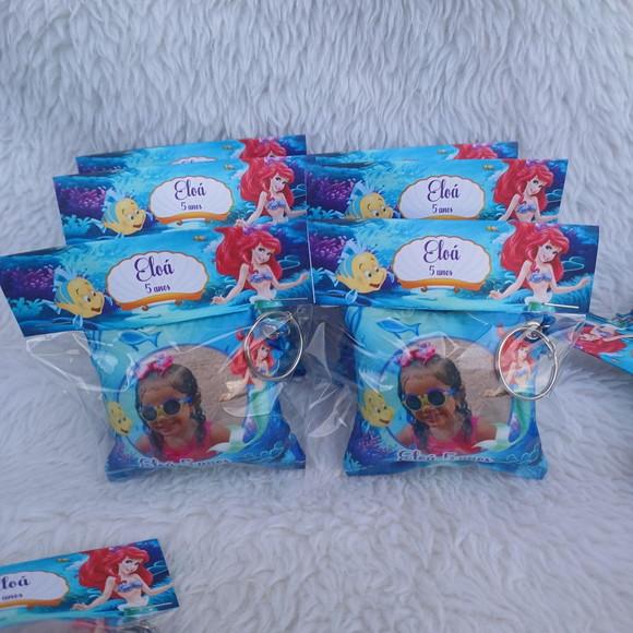 Almochaveiro Personalizado Pequena Sereia com Foto
