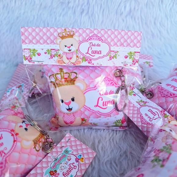 Almochaveiro Personalizado Ursinha Princesa