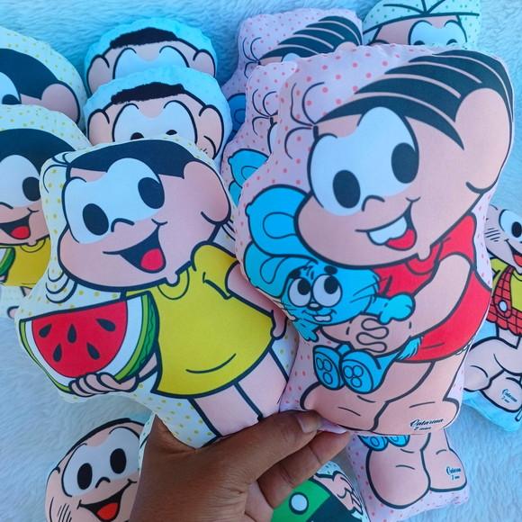Almofada Contorno do Personagem Turma da Monica 21cm Altura