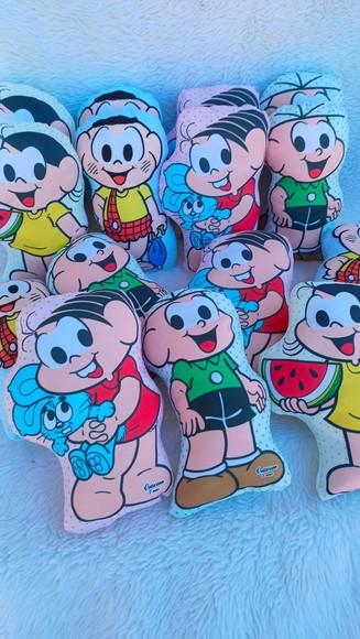 Almofada Contorno do Personagem Turma da Monica 21cm Altura
