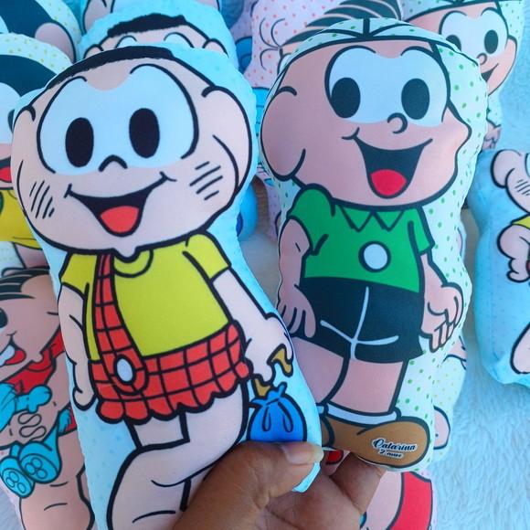 Almofada Contorno do Personagem Turma da Monica 21cm Altura