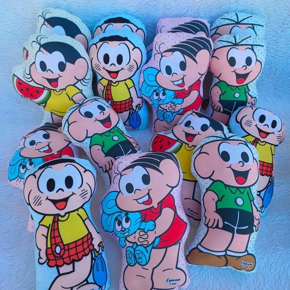 Almofada Contorno do Personagem Turma da Monica 21cm Altura