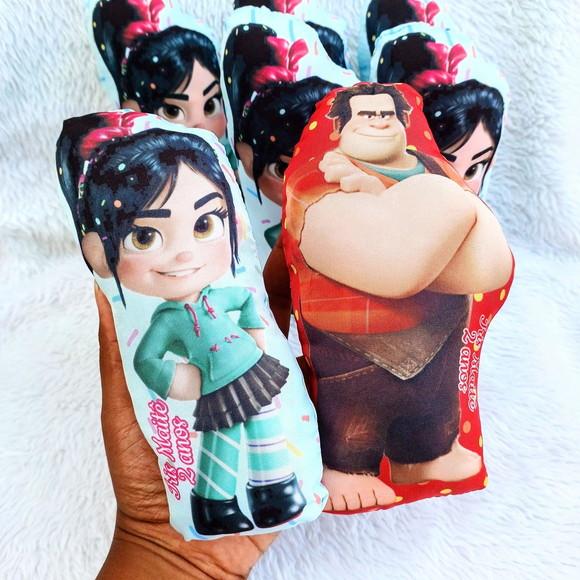 Almofada Contorno Personalizada Vanellope 21cm