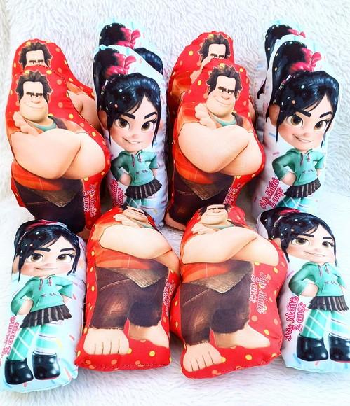 Almofada Contorno Personalizada Vanellope 21cm