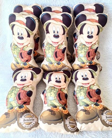 Almofada Contorno Safari do Mickey 30cm