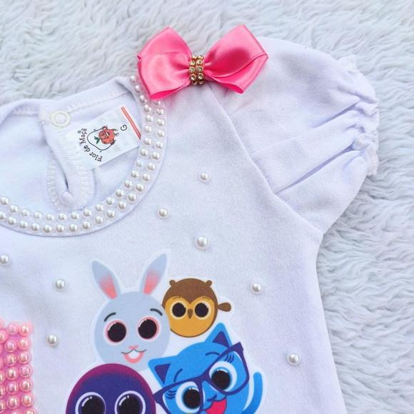 Body Infantil Bolofofos 1 Ano - Roupa Aniversário
