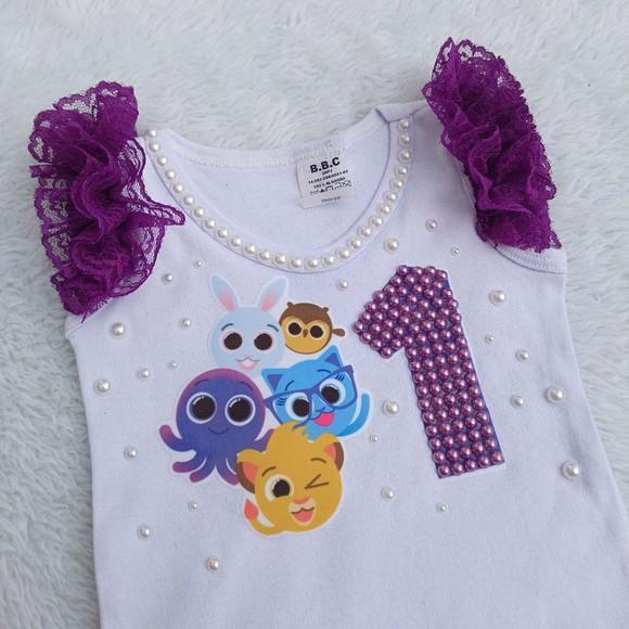 Body Infantil Bolofofos 1 Ano Pronta Entrega