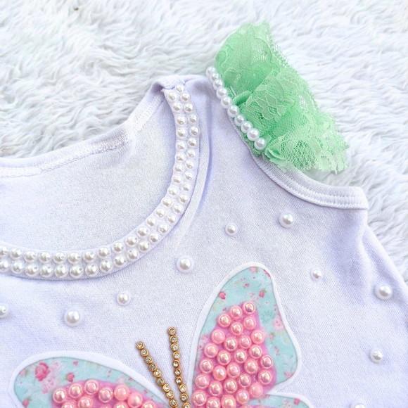 Body Infantil Jardim de Borboletas