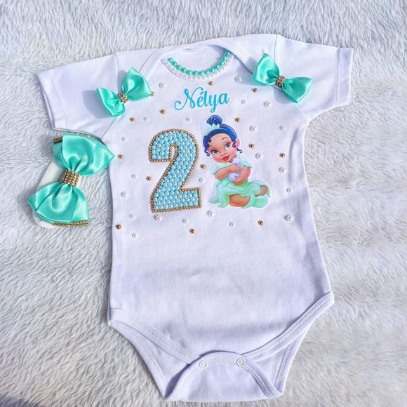 Body Mesversario Princesa Tiana