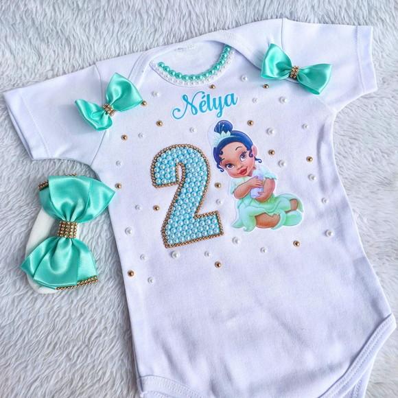 Body Mesversario Princesa Tiana