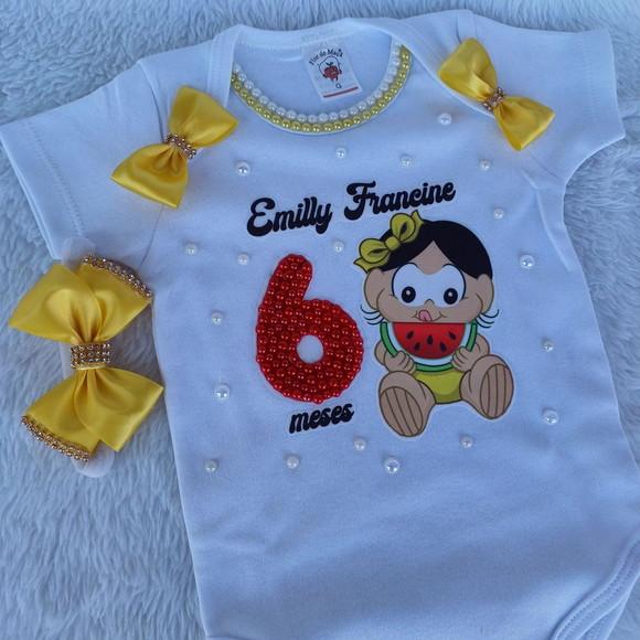 Body Personalizado para Mesvesario Magali Baby
