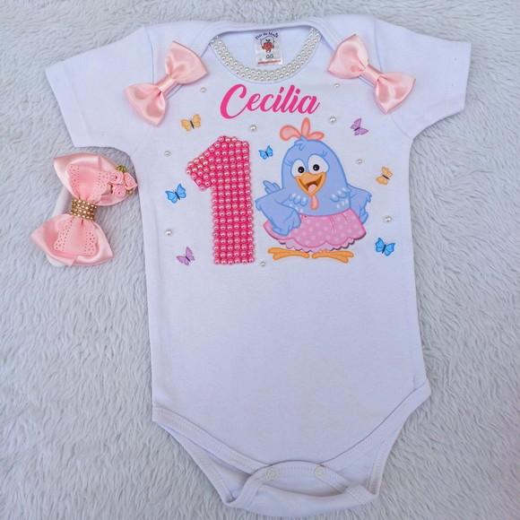 Body Personalizado Galinha Pintadinha