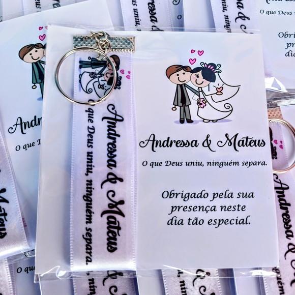 Chaveiro Personalizado para Casamento