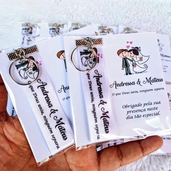 Chaveiro Personalizado para Casamento