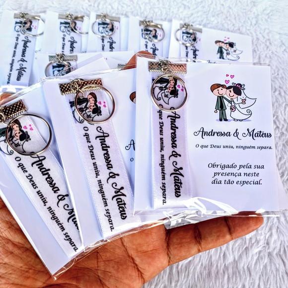 Chaveiro Personalizado para Casamento