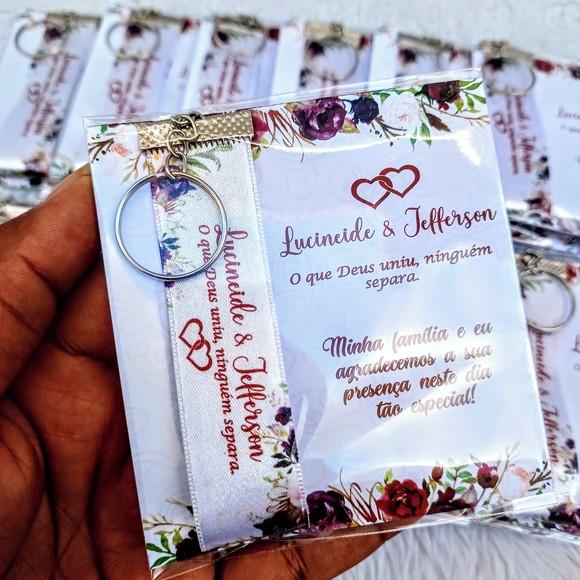 Chaveiro Personalizado para Casamento