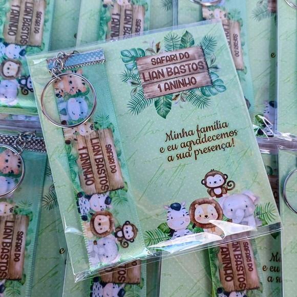 Chaveiro Personalizado Safari Baby