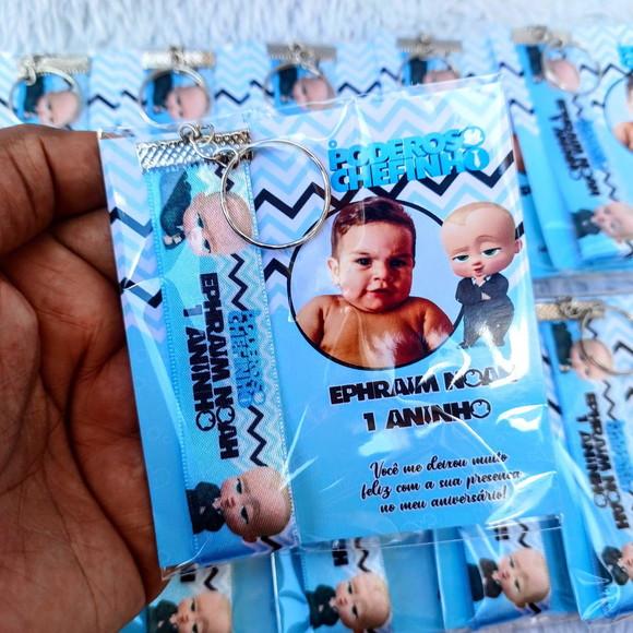 Chaveiro Personalizado Poderoso Chefinho com Foto