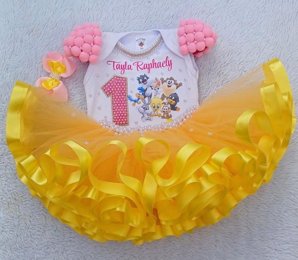 Conjunto Infantil Personalizado Baby Louney Tunes