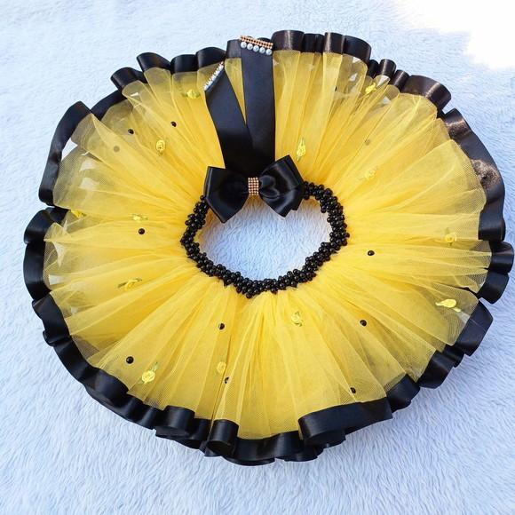 Conjunto Tutu Abelhinha