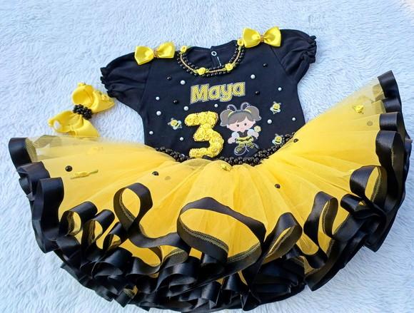 Conjunto Tutu Abelhinha