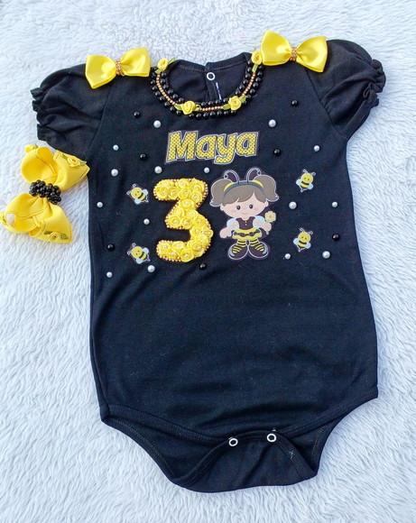 Conjunto Tutu Abelhinha