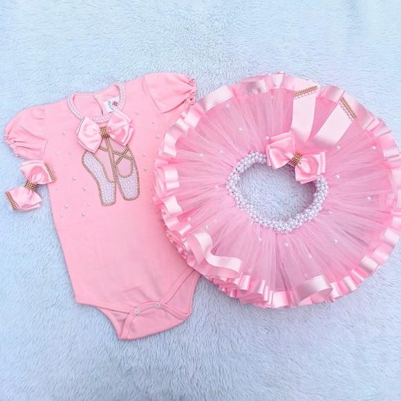Conjunto Tutu Bailarina Luxo