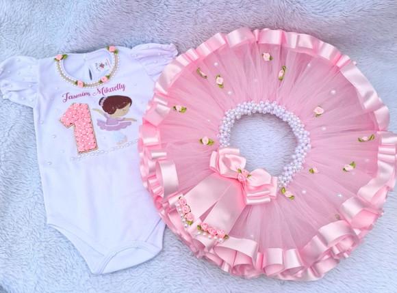 Conjunto Tutu Bailarina Luxo