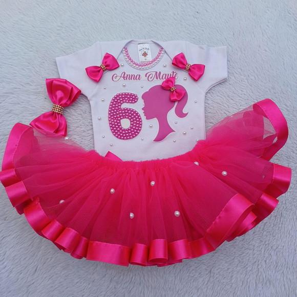 Conjunto Tutu Barbie Mesvesario