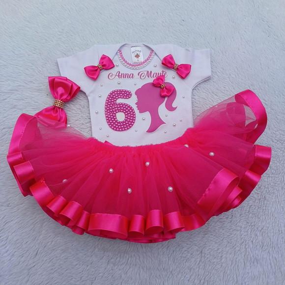 Conjunto Tutu Barbie Mesvesario