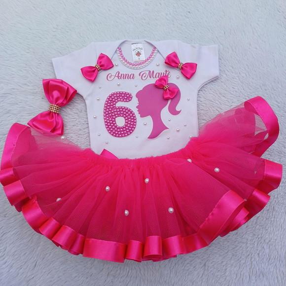 Conjunto Tutu Barbie Mesvesario