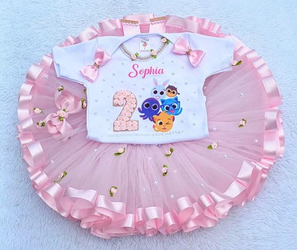 Conjunto Tutu Bolofofos Luxo