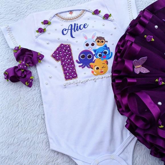 Conjunto Tutu Bolofofos Luxo