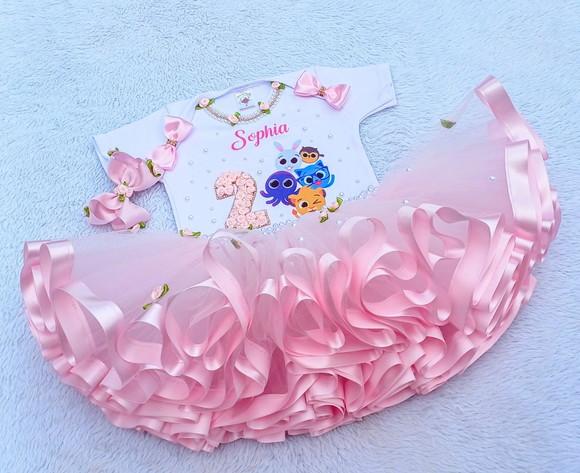 Conjunto Tutu Bolofofos Luxo