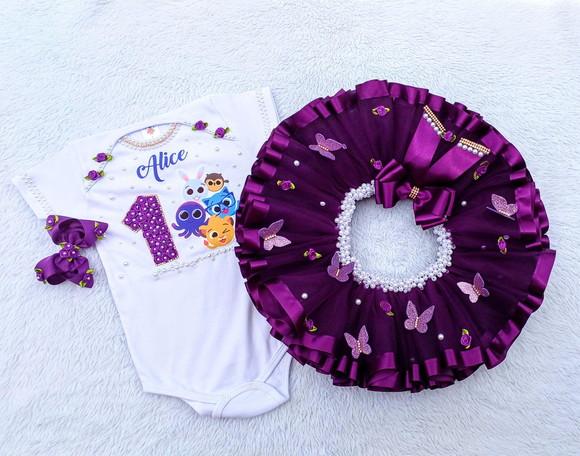 Conjunto Tutu Bolofofos Luxo