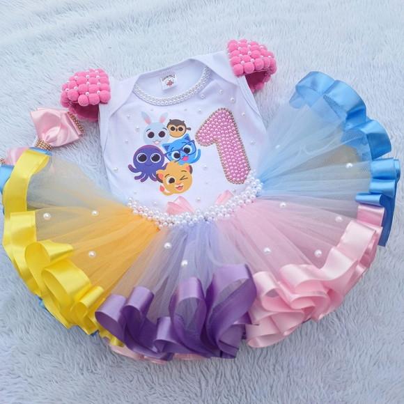Conjunto Tutu Bolofofos Luxo