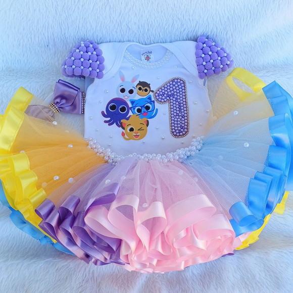 Conjunto Tutu Bolofofos Luxo