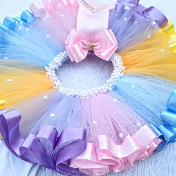 Conjunto Tutu Bolofofos Luxo