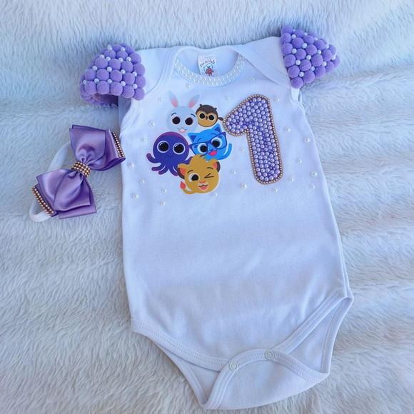 Conjunto Tutu Bolofofos Luxo
