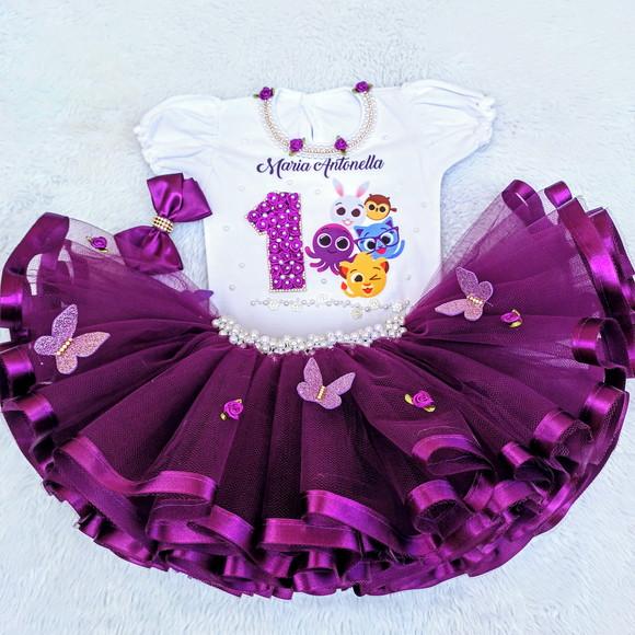 Conjunto Tutu Bolofofos Luxo