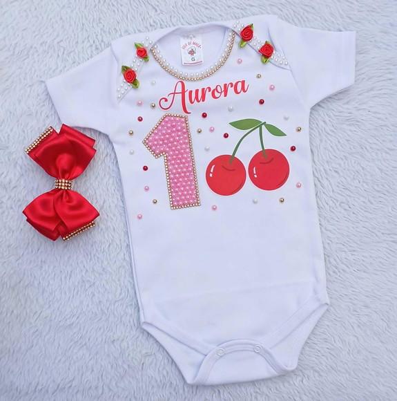 Conjunto Tutu Cerejinha