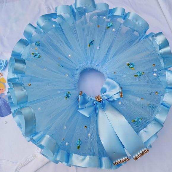 Conjunto Tutu Cinderela Baby