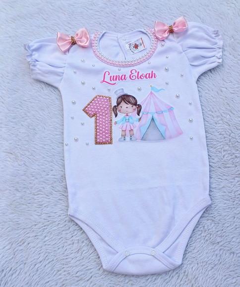 Conjunto Tutu Circo Rosa